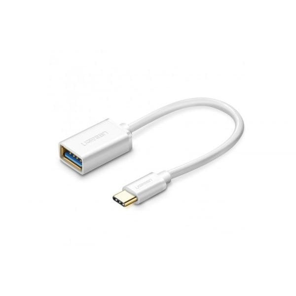 OTG адаптер към USB - C 3.0 UGREEN бял