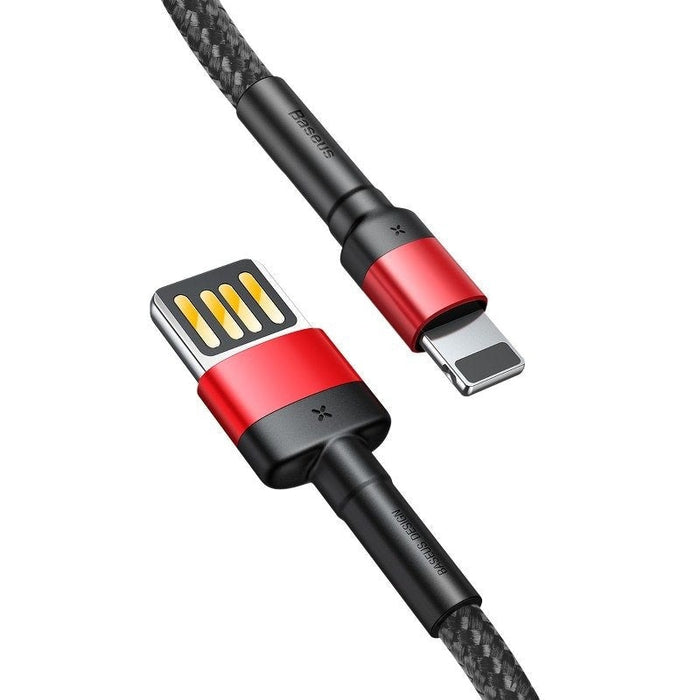 Двустранен USB Lightning кабел Baseus Cafule