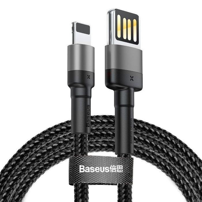 Двустранен USB Lightning кабел Baseus Cafule