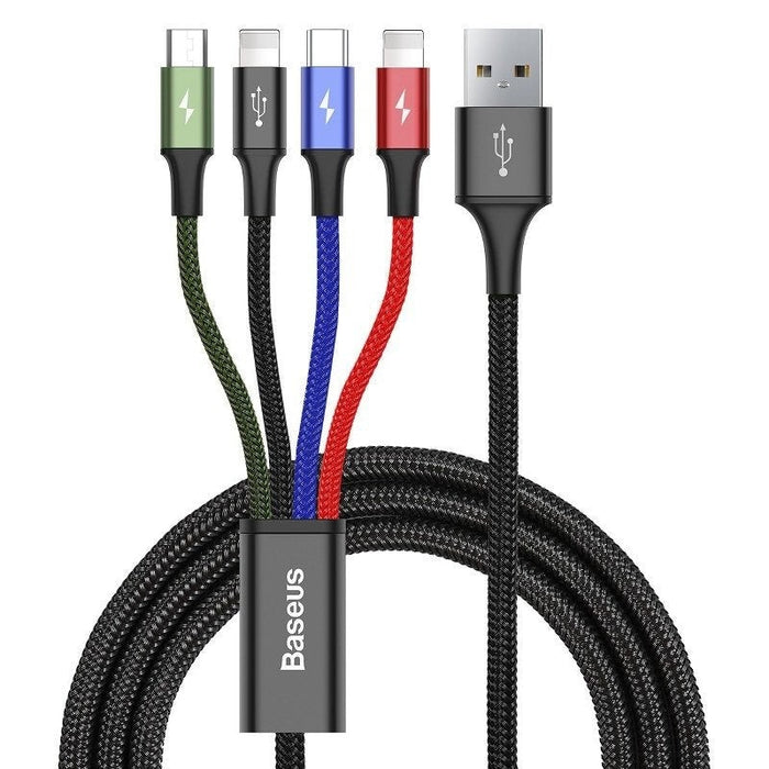 Кабел 4в1 Baseus Fast USB към USB - C