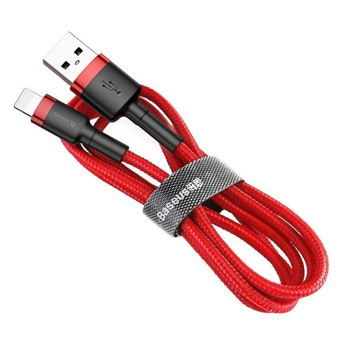 Кабел Baseus Cafule USB Lightning 1.5A 2m червен