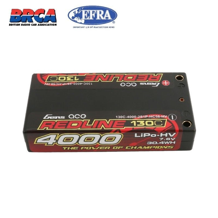 Батерия Gens Ace Redline Series 4000mAh 7.6V 130C