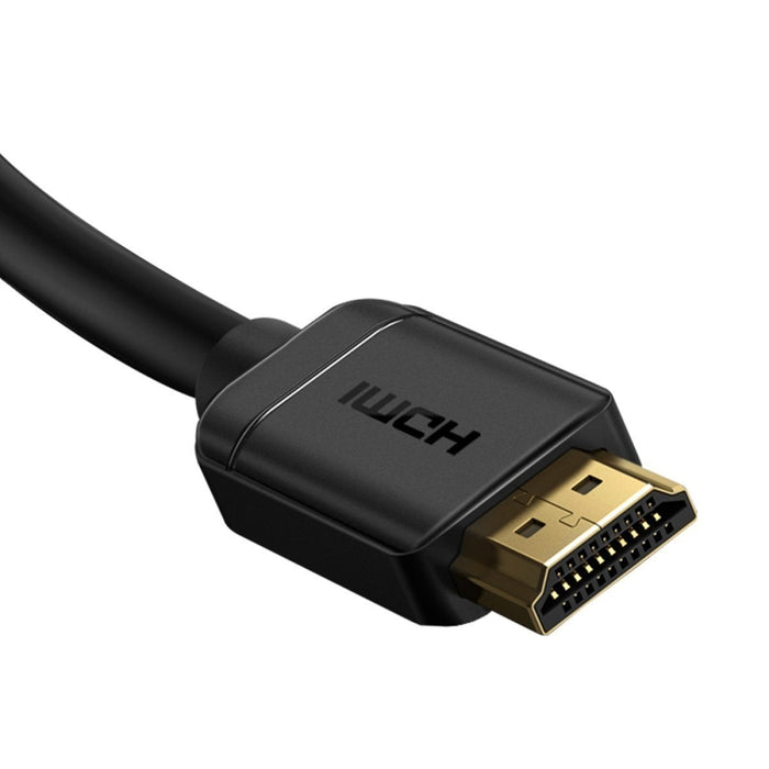 Кабел Baseus 2x HDMI 2.0 4K 30Hz 3D HDR 18Gbps 3m черен