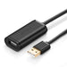 UGREEN US121 USB 2.0 удължител активен 25m (черен)