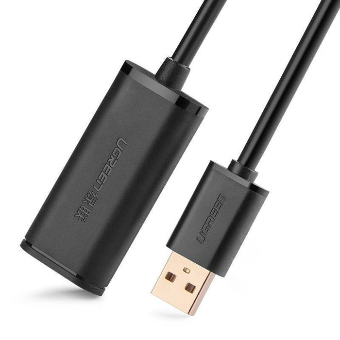 UGREEN US121 USB 2.0 удължител активен 25m (черен)