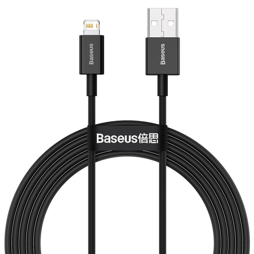 Кабел Baseus Superior Series USB към Lightning 2.4A 2m черен