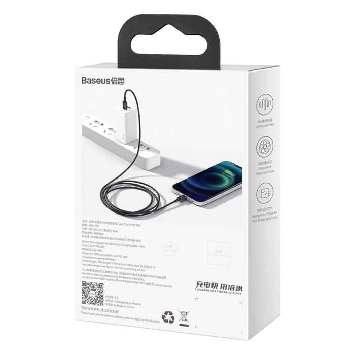 Кабел Baseus Superior Series USB - C към Lightning