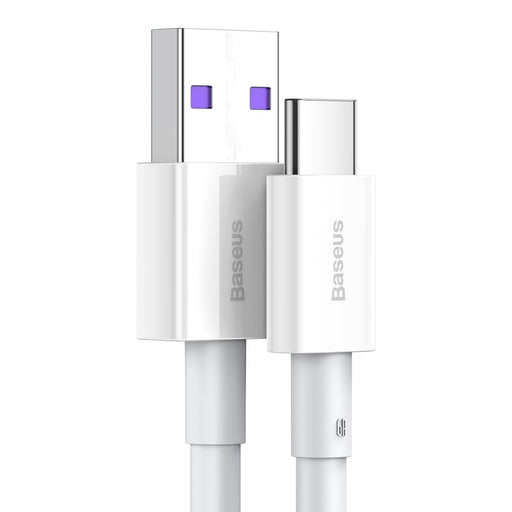 Кабел Baseus Superior Series USB към USB - C 66W 1m бял