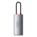 Хъб 4в1 Baseus Metal Gleam Series USB - C към USB
