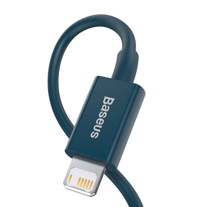 Кабел Baseus Superior Series USB към Lightning 2.4A 1m син