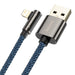 Кабел Baseus Legend Series USB към Lightning 2.4A 1m син