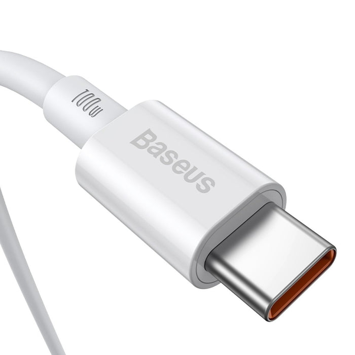 Кабел Baseus Superior Series USB - C към 100W 2m бял