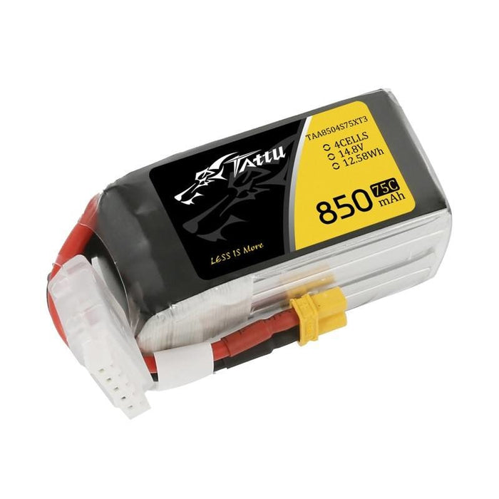 Батерия Tattu 850mAh 14.8V 75C 4S1P