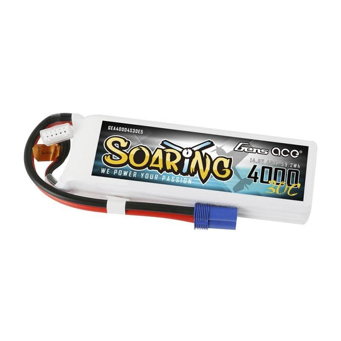 Батерия Gens Ace Soaring 4000mAh 14.8V 30C 4S1P EC5