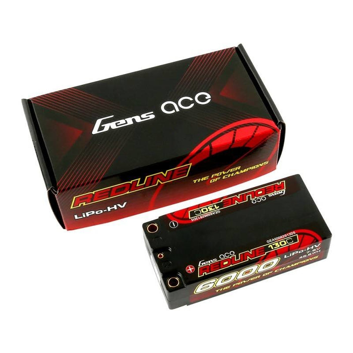 Батерия Gens Ace Redline 6000mAh 7,6V 130C 2S2P