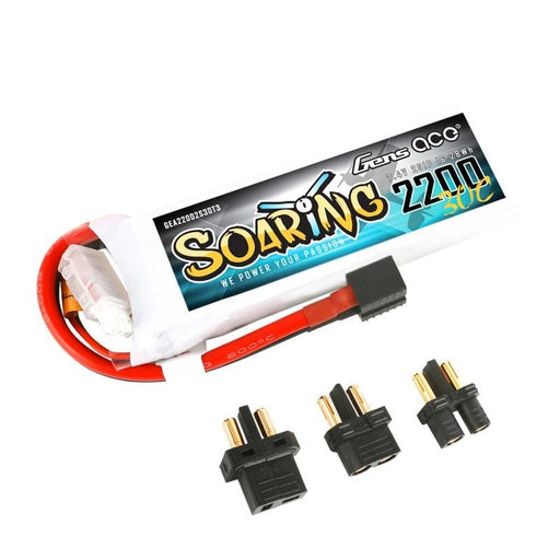 Батерия Gens Ace Soaring 2200mAh 7.4V 30C 2S1P