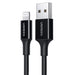 Кабел USB към Lightning UGREEN US155 MFi 1m (черен)