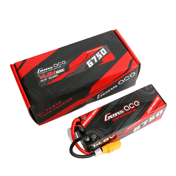 Батерия Gens Ace 6750mAh 14.8V 60C 4S1P твърд калъф