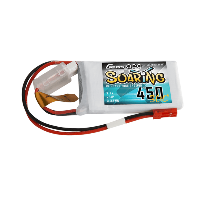 Батерия Gens Ace Soaring 450mAh 7,4V 30C 2S1P JST - SYP