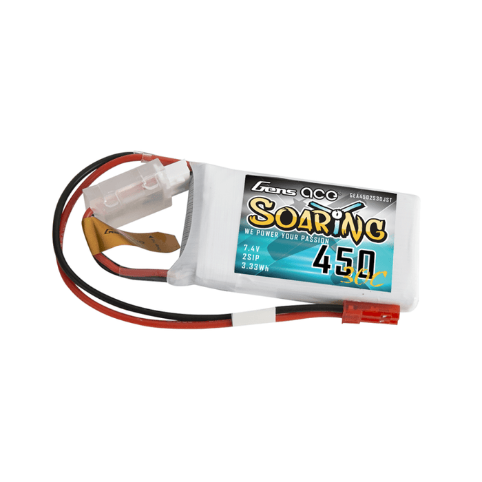 Батерия Gens Ace Soaring 450mAh 7,4V 30C 2S1P JST - SYP