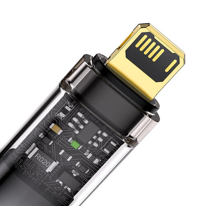 Кабел Baseus Explorer USB към Lightning 2.4A 2m черен