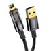 Кабел Baseus Explorer USB към Lightning 2.4A 2m черен