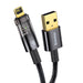 Кабел Baseus Explorer USB към Lightning 2.4A 1m черен