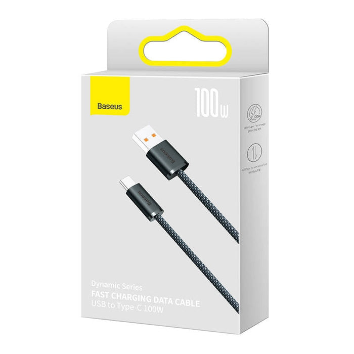 Кабел Baseus Dynamic Series USB към USB - C 100W 2m черен