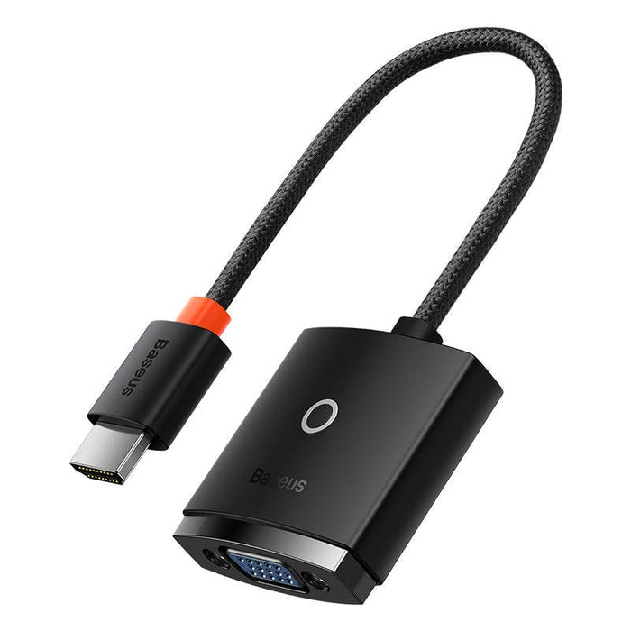 Адаптер Baseus Lite HDMI към VGA без аудио черен