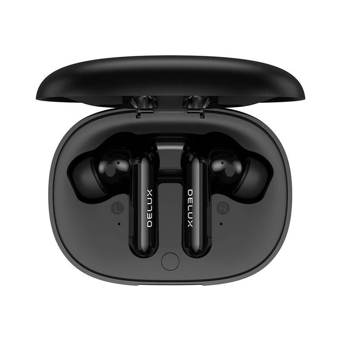 Безжични слушалки Delux DT5 TWS Bluetooth 5.0 IPX7 Черен