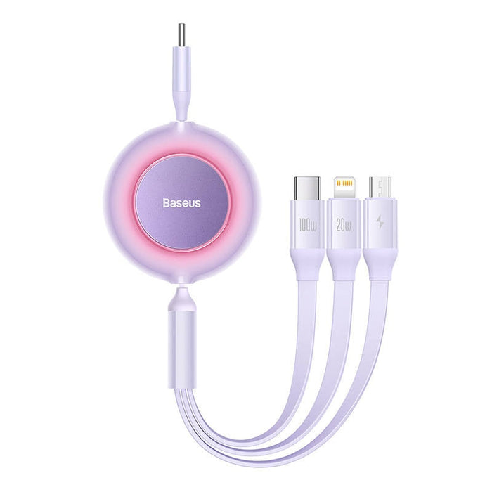 Кабел 3в1 USB - C Baseus Bright Mirror 4 към micro