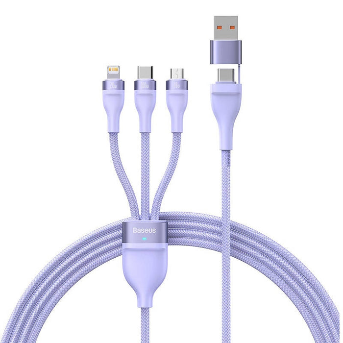 USB кабел 3в1 Baseus Flash Series 2 USB - C + micro