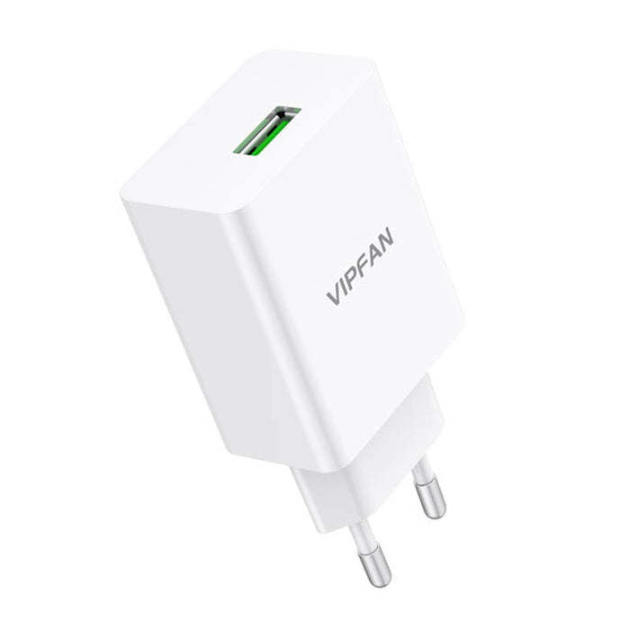 Зарядно устройство Vipfan E03 1x USB 18W