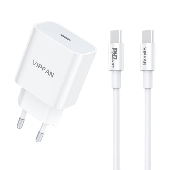 Зарядно устройство Vipfan E04 USB - C 20W