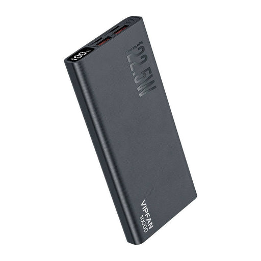 Преносима батерия Vipfan F06 10000mAh 22.5W PD черна