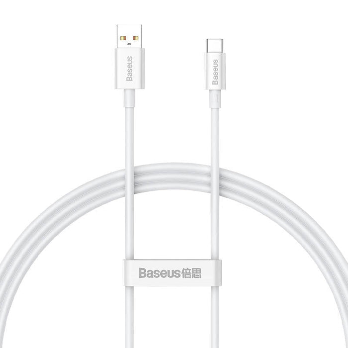 Кабел Baseus Superior Series USB към USB - C 100W 1m бял