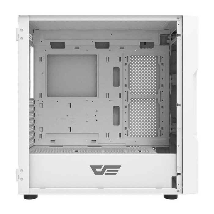 Кутия за компютър Darkflash DK431 с 4 вентилатора Бял