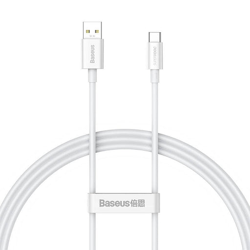 Кабел Baseus Superior Series USB към USB - C 65W PD 1m Бял