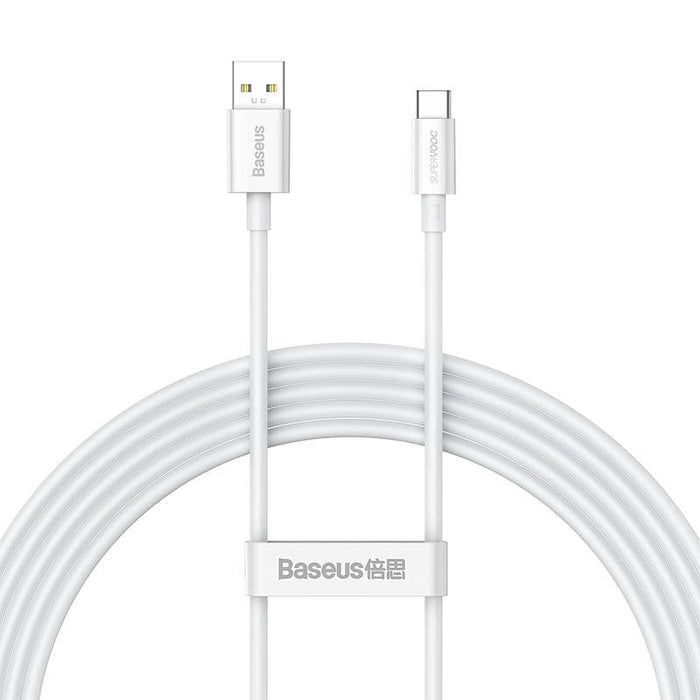 Кабел Baseus Superior Series USB към USB - C 65W PD 2m Бял