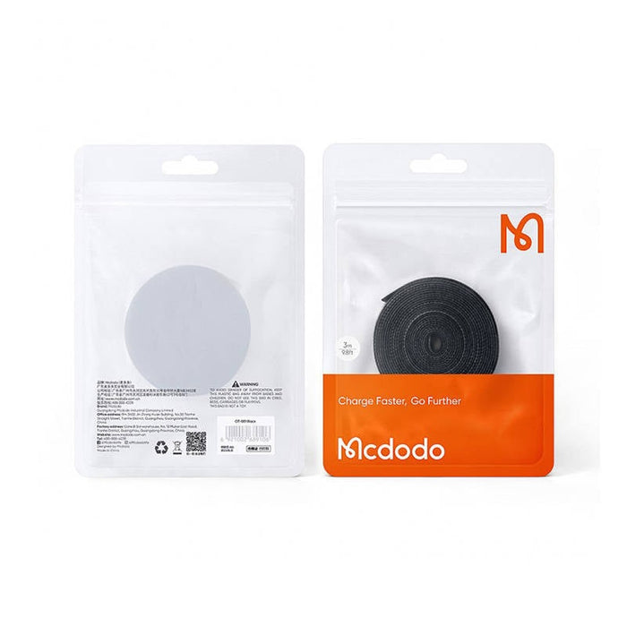 Органайзери за кабели Mcdodo VS - 0960 велкро 1m черен