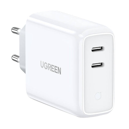 UGREEN CD199 зарядно 2x USB - C PD3.0 QC4.0 36W (бял)