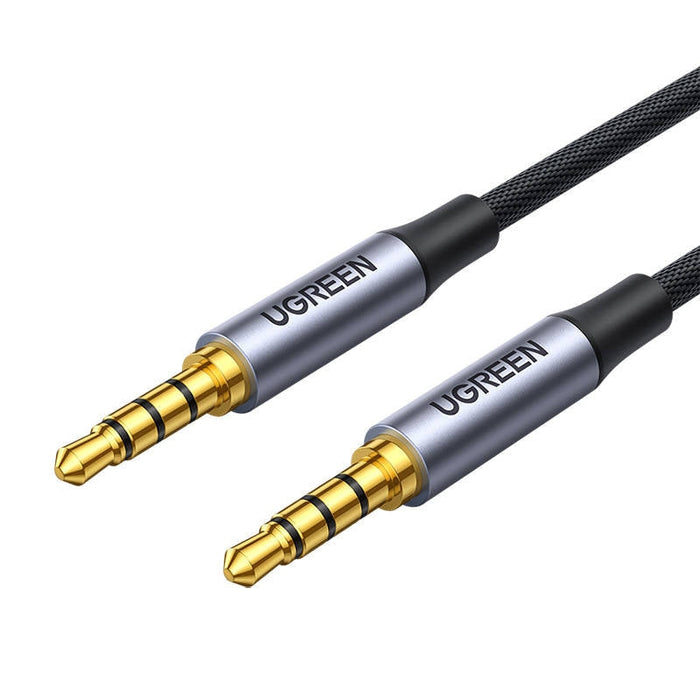 AUX кабел UGREEN 3.5mm жак 1.5m сив