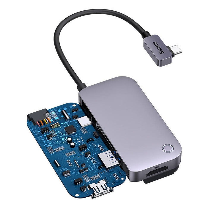 Хъб 4в1 Baseus PadJoy Series USB - C към USB 3.0