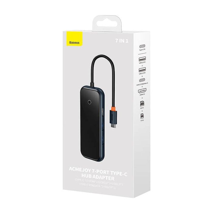 Хъб 7в1 Baseus AcmeJoy Series USB - C към 2xUSB 3.0