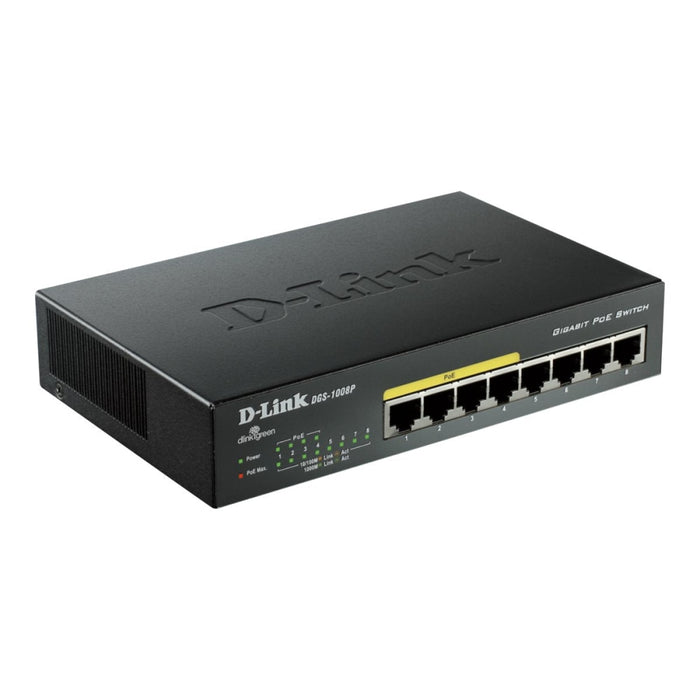 Switch D - Link DGS - 1008P/E 8 - port 10/100/1000 Desktop