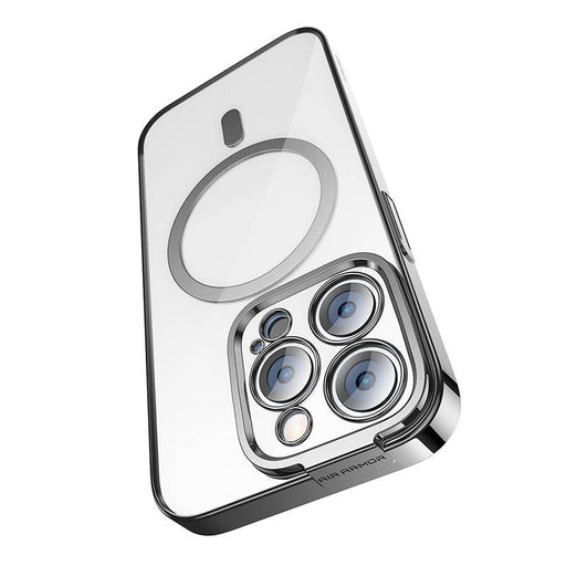 Калъф Baseus Glitter Magnetic за iPhone 14 Pro Сив