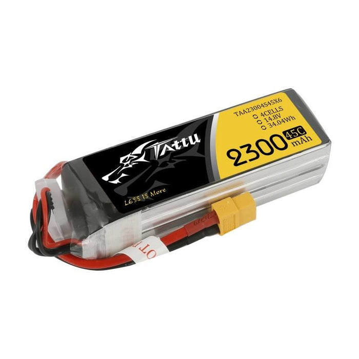 Батерия Tattu 2300mAh 14.8V 75C 4S1P XT60