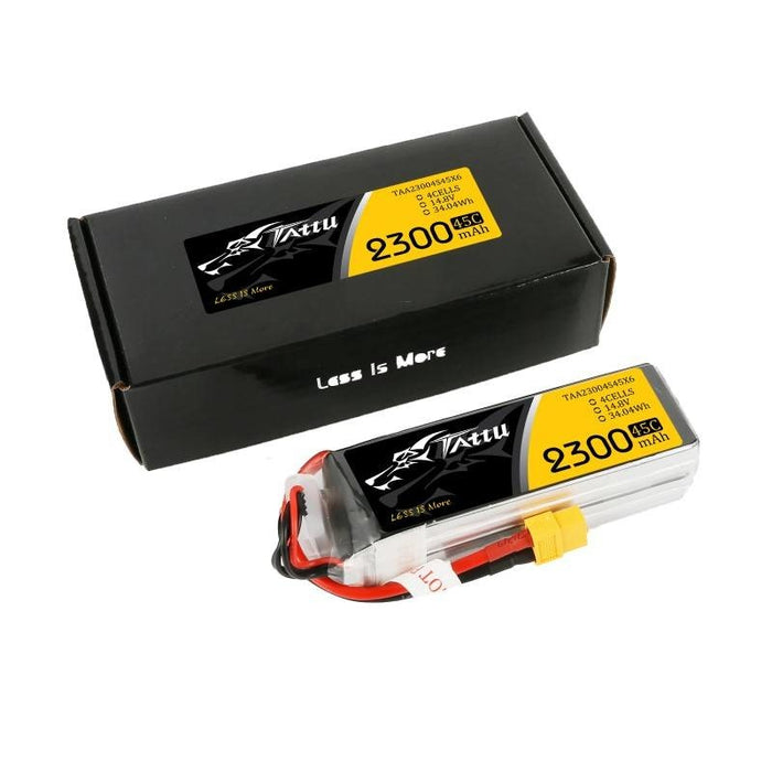 Батерия Tattu 2300mAh 14.8V 75C 4S1P XT60