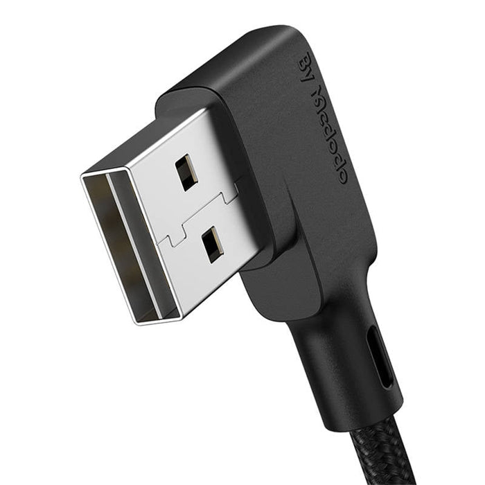 Ъглов кабел Mcdodo CA - 7300 USB към Lightning 1.8m Черен