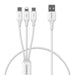 Кабел 3в1 Romoss CB251V USB - C / Lightning Micro